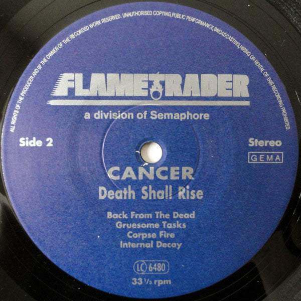 Cancer (3) : Death Shall Rise (LP, Album)