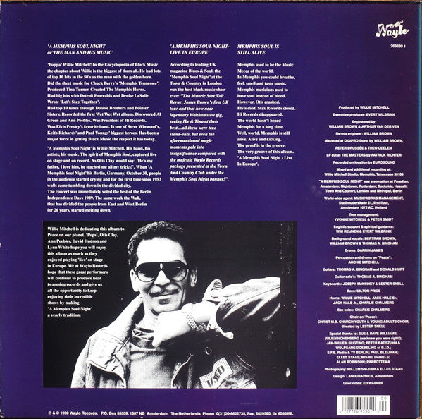 Various : A Memphis Soul Night - Live In Europe (2xLP, Album)