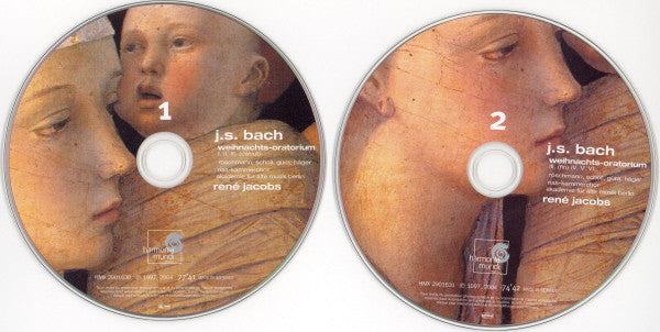 Johann Sebastian Bach - Dorothea Röschmann, Andreas Scholl, Werner Güra, Klaus Häger, RIAS-Kammerchor, Akademie Für Alte Musik Berlin, René Jacobs : Christmas Oratorio, BWV 248 (2xCD, Album, Dlx, RE)