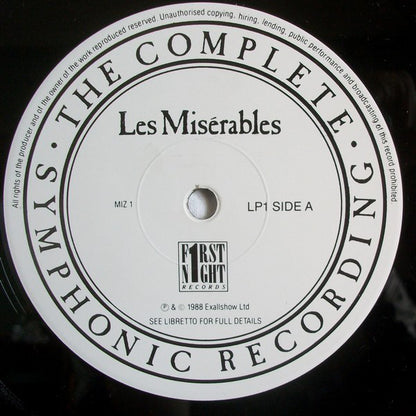 Cameron Mackintosh Presents Alain Boublil & Claude-Michel Schönberg : Les Misérables: The Complete Symphonic Recording (4xLP + Box)