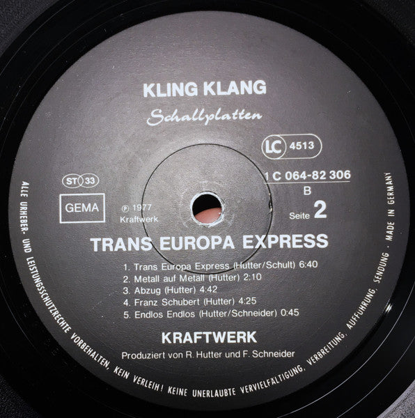 Kraftwerk : Trans Europa Express (LP, Album)