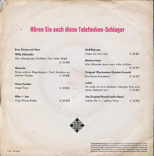 Toldy Mária : Happy Happy / Schenk Mir Doch Ein Tagebuch (7", Single)