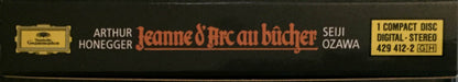 Arthur Honegger - Marthe Keller, Georges Wilson, Chœur de Radio France, Orchestre National De France, Seiji Ozawa : Jeanne D'Arc Au Bûcher (CD, Album + Box, Sli)
