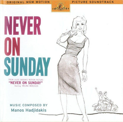 Manos Hadjidakis : Never On Sunday (CD, Album, Mono, Dlx, Enh, RE, RM)
