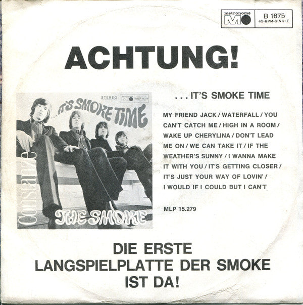 The Smoke : High In A Room (7", Single, Mono)