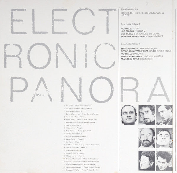 Various : Electronic Panorama: Paris, Tokyo, Utrecht, Warszawa (4xLP, Comp + Box)