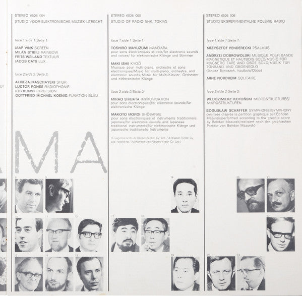 Various : Electronic Panorama: Paris, Tokyo, Utrecht, Warszawa (4xLP, Comp + Box)