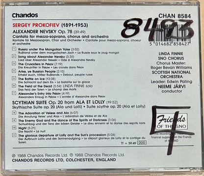 Sergei Prokofiev - Linda Finnie • The Scottish National Orchestra Chorus, Roger Bevan Williams, Royal Scottish National Orchestra, Edwin Paling, Neeme Järvi : Alexander Nevsky Op. 78 / Scythian Suite Op. 20 (CD, Album)