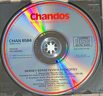 Sergei Prokofiev - Linda Finnie • The Scottish National Orchestra Chorus, Roger Bevan Williams, Royal Scottish National Orchestra, Edwin Paling, Neeme Järvi : Alexander Nevsky Op. 78 / Scythian Suite Op. 20 (CD, Album)