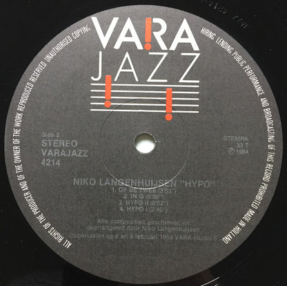 Niko Langenhuijsen : Hypo (LP, Album)