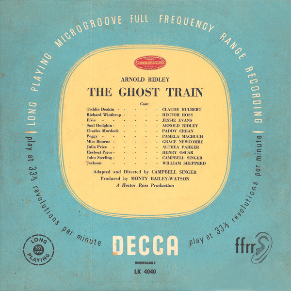 Arnold Ridley : The Ghost Train (LP, Album)