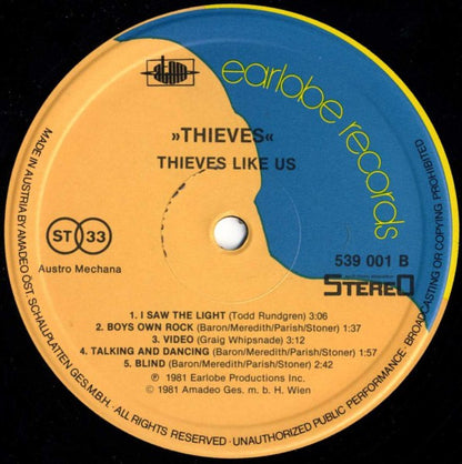 Thieves Like Us (2) : Thieves (LP, Album)
