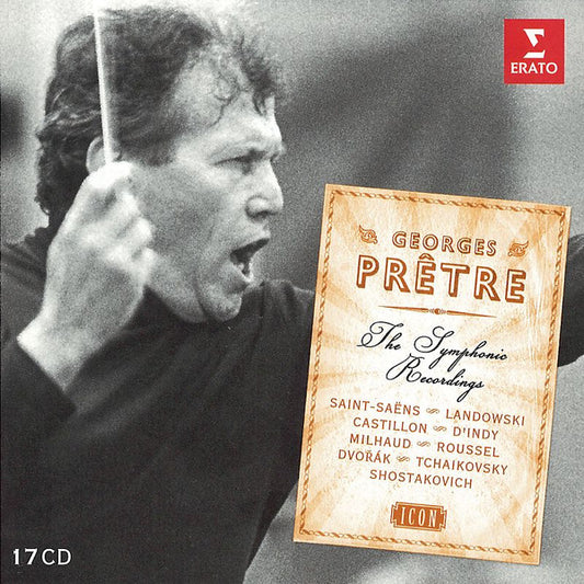 Camille Saint-Saëns, Marcel Landowski, Alexis de Castillon, Vincent d'Indy, Darius Milhaud, Albert Roussel, Antonín Dvořák, Pyotr Ilyich Tchaikovsky, Dmitri Shostakovich / Georges Prêtre : The Symphonic Recordings (17xCD, Comp + Box)