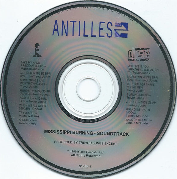Various : Mississippi Burning (CD, Album, Comp)