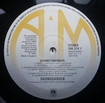 Soundgarden : Badmotorfinger (LP, Album)