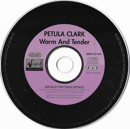 Petula Clark : Warm And Tender (CD, Album)