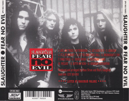 Slaughter : Fear No Evil (CD, Album)
