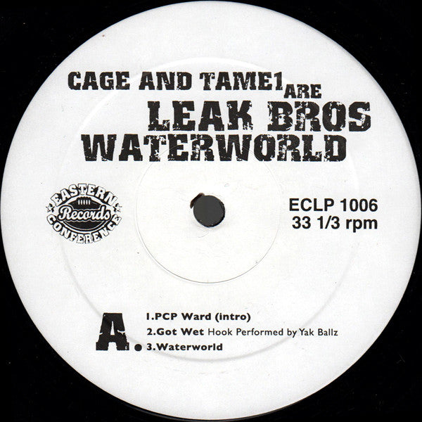 Cage & Tame1* Are Leak Bros : Waterworld (2xLP, Album)