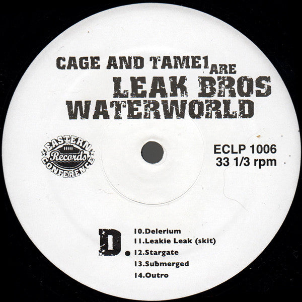 Cage & Tame1* Are Leak Bros : Waterworld (2xLP, Album)