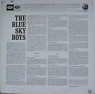 Blue Sky Boys : Presenting The Blue Sky Boys (LP)