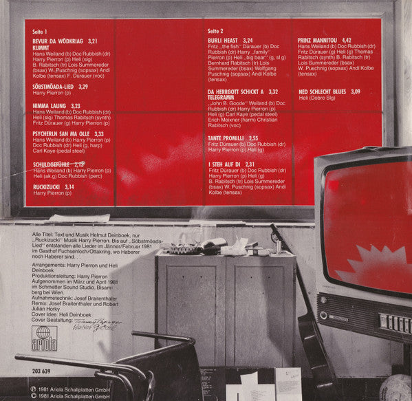 Heli Deinboek : Schau, Schau! (LP, Album)