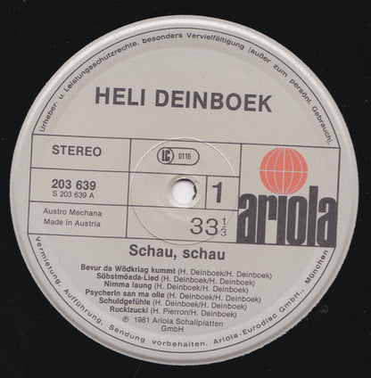 Heli Deinboek : Schau, Schau! (LP, Album)