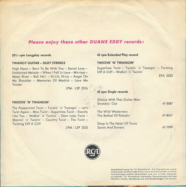 Duane Eddy : Lonely Boy, Lonely Guitar  (7", Single)