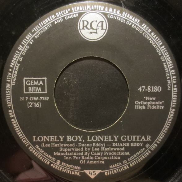 Duane Eddy : Lonely Boy, Lonely Guitar  (7", Single)