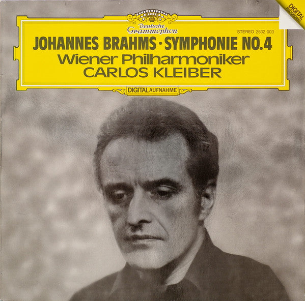 Johannes Brahms - Wiener Philharmoniker, Carlos Kleiber : Symphonie No. 4 (LP)