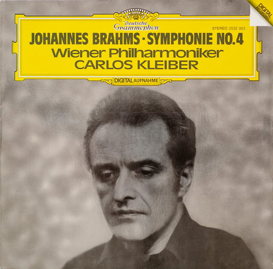 Johannes Brahms - Wiener Philharmoniker, Carlos Kleiber : Symphonie No. 4 (LP)