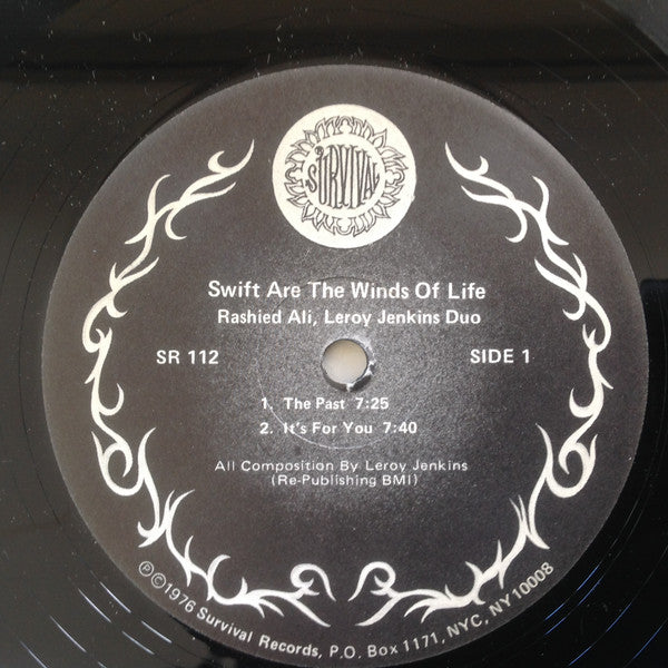 Rashied Ali / Le Roy Jenkins* : Swift Are The Winds Of Life (LP, Album)