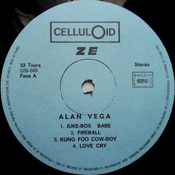 Alan Vega : Alan Vega (LP, Album)