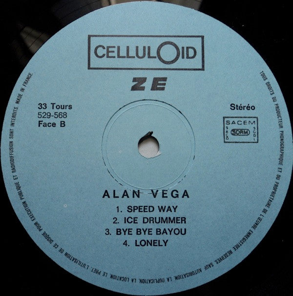 Alan Vega : Alan Vega (LP, Album)