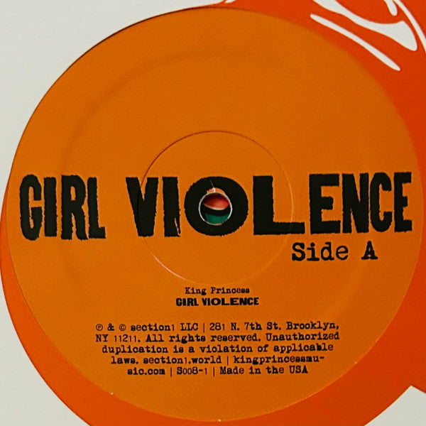 King Princess : Girl Violence (LP, Album, Ltd, Cre)