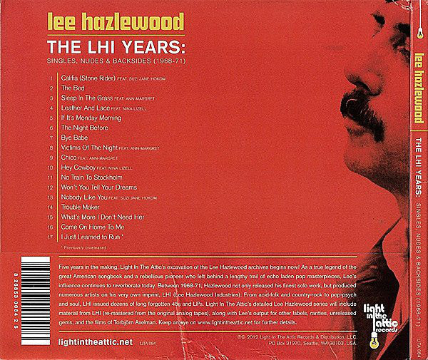 Lee Hazlewood : The LHI Years: Singles, Nudes & Backsides (1968-71) (CD, Comp)