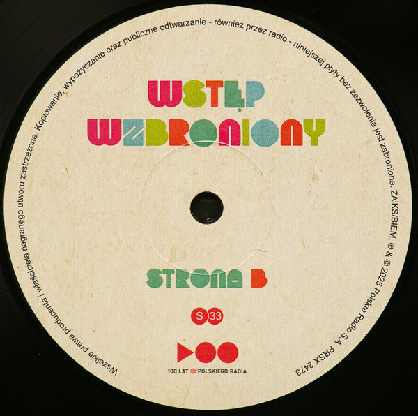 Studio S-1*, Trzaskowski*, Stańko* : Wstęp Wzbroniony (Wersja Radiowa) (LP, Album, Comp)