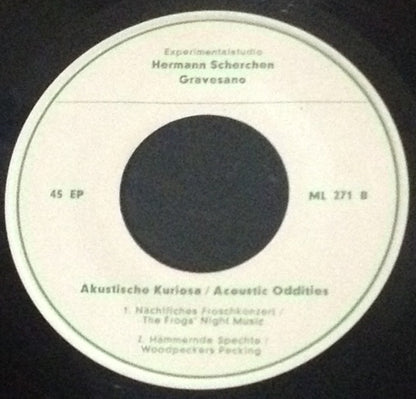 No Artist : Akustische Kuriosa (7")