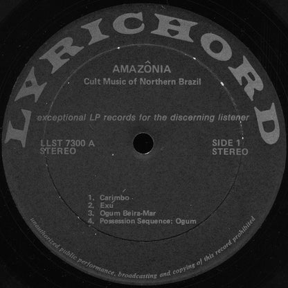 Various : Amazônia · Cult Music Of Northern Brazil (LP, Album)