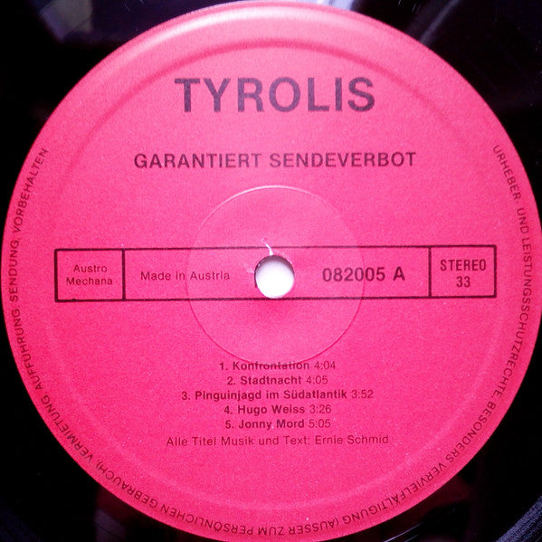 Garantiert Sendeverbot : Anna Ist Schwanger (LP, Album)