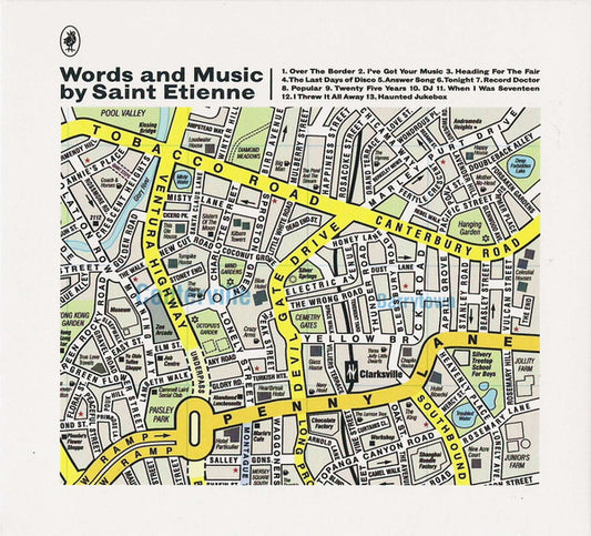 Saint Etienne : Words And Music By Saint Etienne (2xCD, Album, Dlx, M/Print)