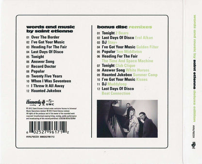 Saint Etienne : Words And Music By Saint Etienne (2xCD, Album, Dlx, M/Print)