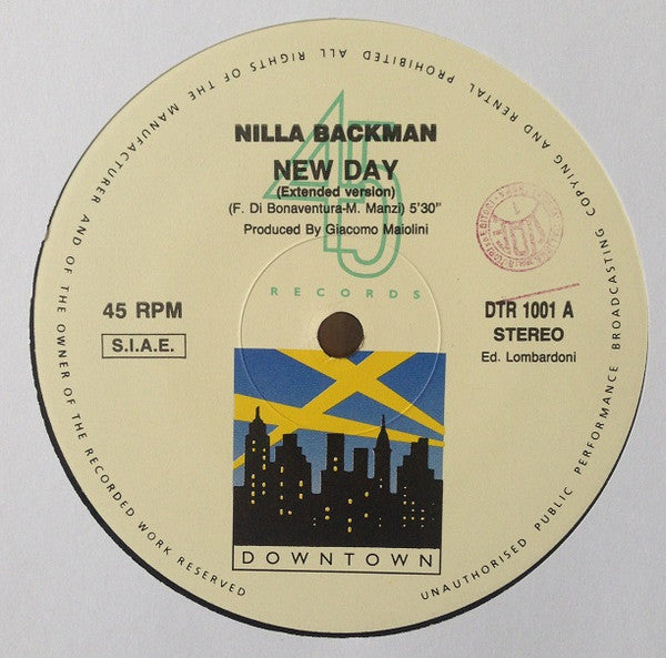 Nilla Backman : New Day (12")