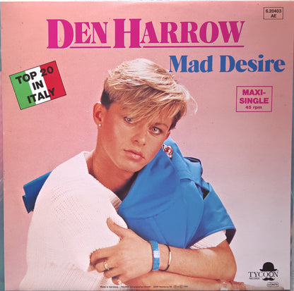 Den Harrow : Mad Desire (12", Maxi, Ora)