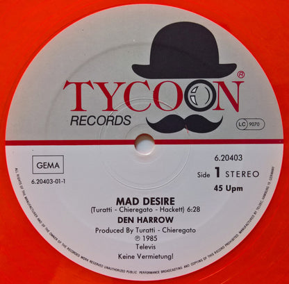 Den Harrow : Mad Desire (12", Maxi, Ora)