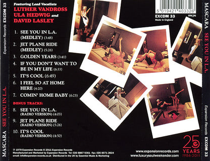 Mascara : See You In L.A. (CD, Album, RE)