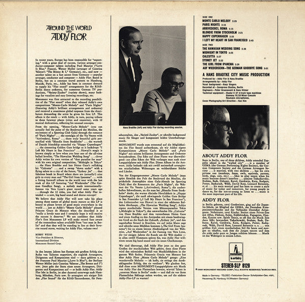 Orchester Addy Flor : Around The World With Addy Flor (LP)