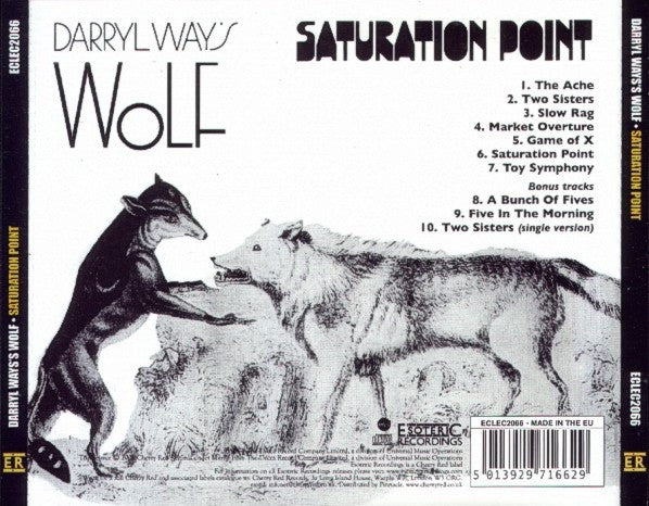 Darryl Way's Wolf : Saturation Point (CD, Album, RE, RM)