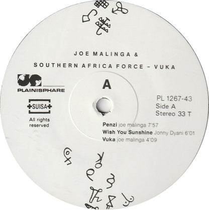 Joe Malinga & Southern Africa Force : Vuka (LP, Album)