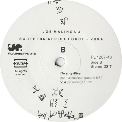 Joe Malinga & Southern Africa Force : Vuka (LP, Album)