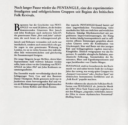 Pentangle : Open The Door (CD, Album)